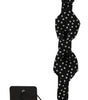 Dolce &amp; Gabbana Elegant Black Polka Dot Silk Bow Tie