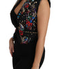 Dolce & Gabbana Black Crystal Sicily Vest Waistcoat
