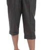 Dolce &amp; Gabbana Elegant Gray Wool-Cashmere Pleated Trousers