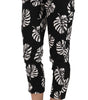 Dolce & Gabbana Elegant Skinny Capri With Palm Print