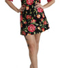 Dolce & Gabbana Floral Pink Lace A-Line Shift Mini Dress