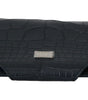 Dolce & Gabbana Elegant Blue Crocodile Leather Eyewear Pouch