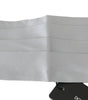 Dolce & Gabbana Elegant Silk Gray Cummerbund