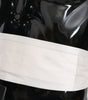 Dolce & Gabbana Elegant White Silk Cummerbund