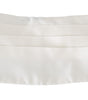 Dolce & Gabbana White Men Waist Belt 100% Silk Cummerbund