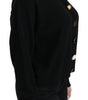 Dolce & Gabbana Black Button Embellished Cardigan Sweater