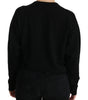 Dolce & Gabbana Black Button Embellished Cardigan Sweater