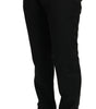 Dolce & Gabbana Black Dress Formal Trouser Mens Wool Pants