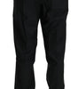 Dolce & Gabbana Black Dress Formal Trouser Men Wool Pants