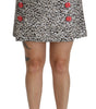 Dolce &amp; Gabbana Exquisite Black Embellished High Waist Skirt