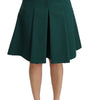 Dolce &amp; Gabbana Elegant High Waist Knee Length Skirt
