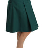 Dolce &amp; Gabbana Elegant High Waist Knee Length Skirt