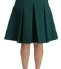Dolce &amp; Gabbana Elegant High Waist Knee Length Skirt