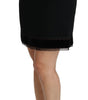 Dolce &amp; Gabbana Elegant High-Waist Black Skirt