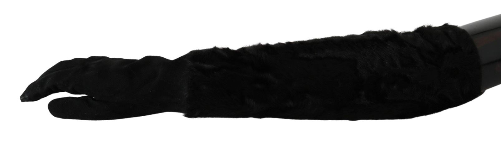 Gants élégants en daim Dolce &amp; Gabbana jusqu'aux coudes