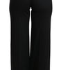 Dolce & Gabbana Black Wide Leg Flared Trouser Cashmere Pants