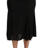 Dolce & Gabbana Elegant High Waist Sequin Black Skirt