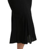 Dolce & Gabbana Elegant High Waist Sequin Black Skirt