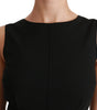 Dolce & Gabbana Black Sheath Stretch Formal Dress