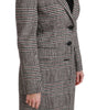 Dolce & Gabbana Multicolor Trench Knee Long Jacket Coat