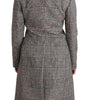 Dolce & Gabbana Multicolor Trench Knee Long Jacket Coat