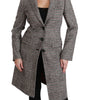 Dolce & Gabbana Multicolor Trench Knee Long Jacket Coat