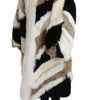 Dolce & Gabbana Sheep Fur Shearling Cape Jacket Coat