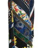Dolce &amp; Gabbana Elegant Geometric Print High-Waist Skirt