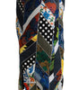 Dolce &amp; Gabbana Elegant Geometric Print High-Waist Skirt