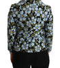 Dolce & Gabbana Multicolor Floral Blazer Coat Polyester Jacket