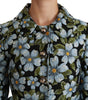 Dolce & Gabbana Multicolor Floral Blazer Coat Polyester Jacket