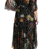 Dolce & Gabbana Black Sea Fish Sicily A-line Shift Dress