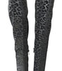 Dolce & Gabbana Elegant Leopard Booties Above Knee Shoes