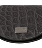 Dolce & Gabbana Gray Exotic Skin Condom Case Holder Pocket Wallet