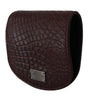 Dolce & Gabbana Brown Exotic Skin Pocket Condom Case Holder