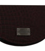Dolce & Gabbana Brown Exotic Skin Pocket Condom Case Holder