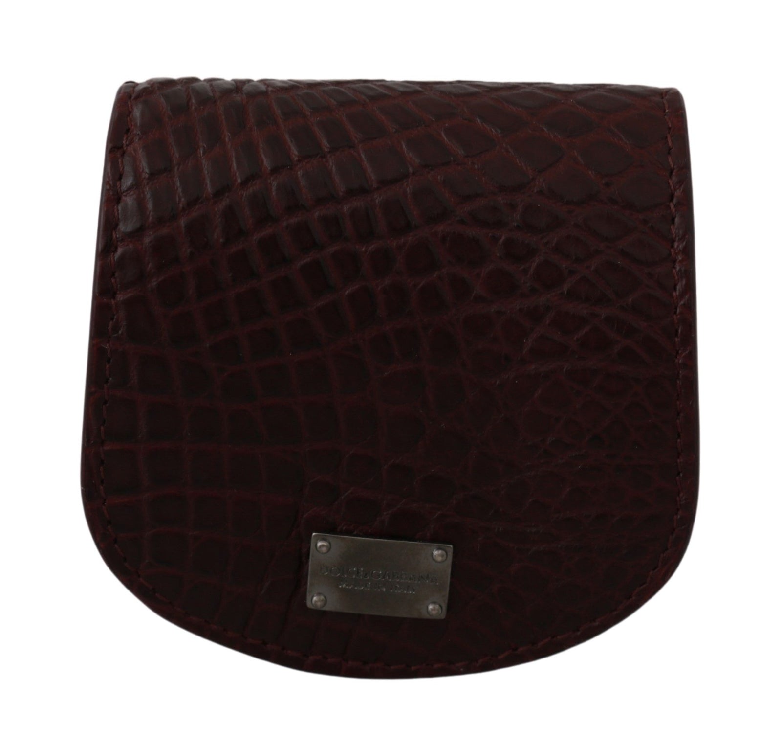 Porte-monnaie en cuir raffiné Caimano de Dolce & Gabbana