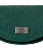 Dolce & Gabbana Green Exotic Skins Condom Case Holder Wallet