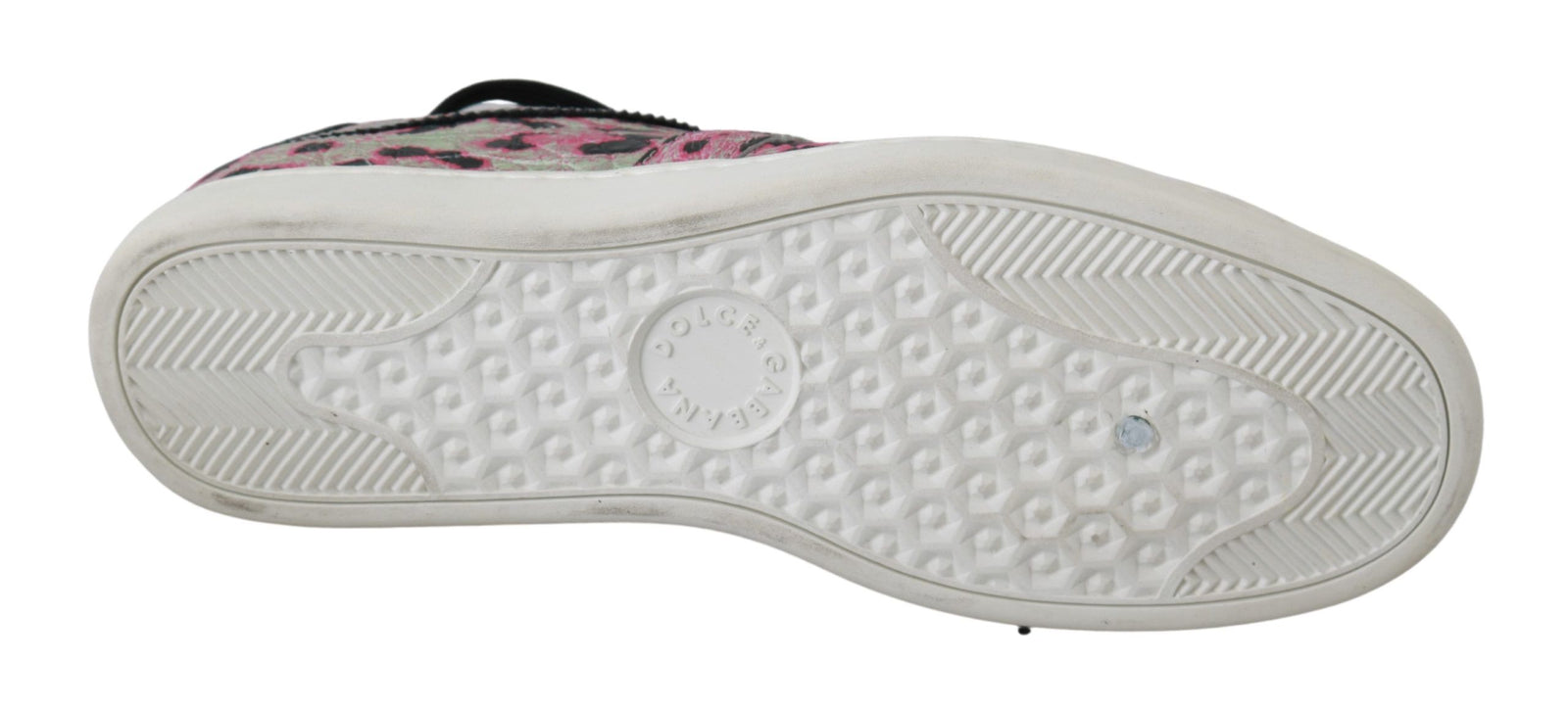 Baskets en cuir crocodile multicolore Dolce &amp; Gabbana