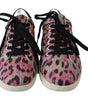 Baskets en cuir crocodile multicolore Dolce &amp; Gabbana