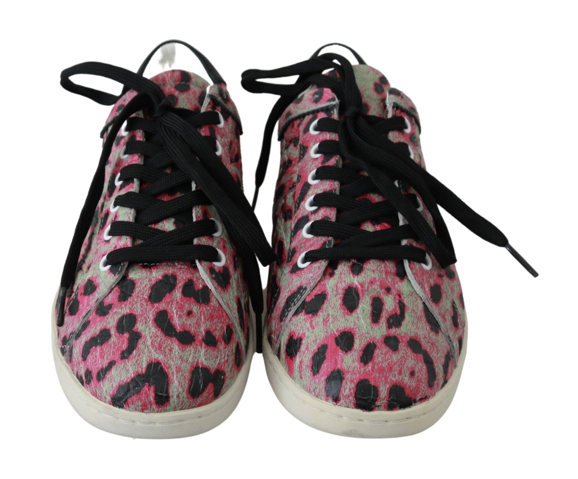 Baskets en cuir crocodile multicolore Dolce &amp; Gabbana
