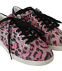Baskets en cuir crocodile multicolore Dolce &amp; Gabbana