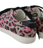 Baskets en cuir crocodile multicolore Dolce &amp; Gabbana