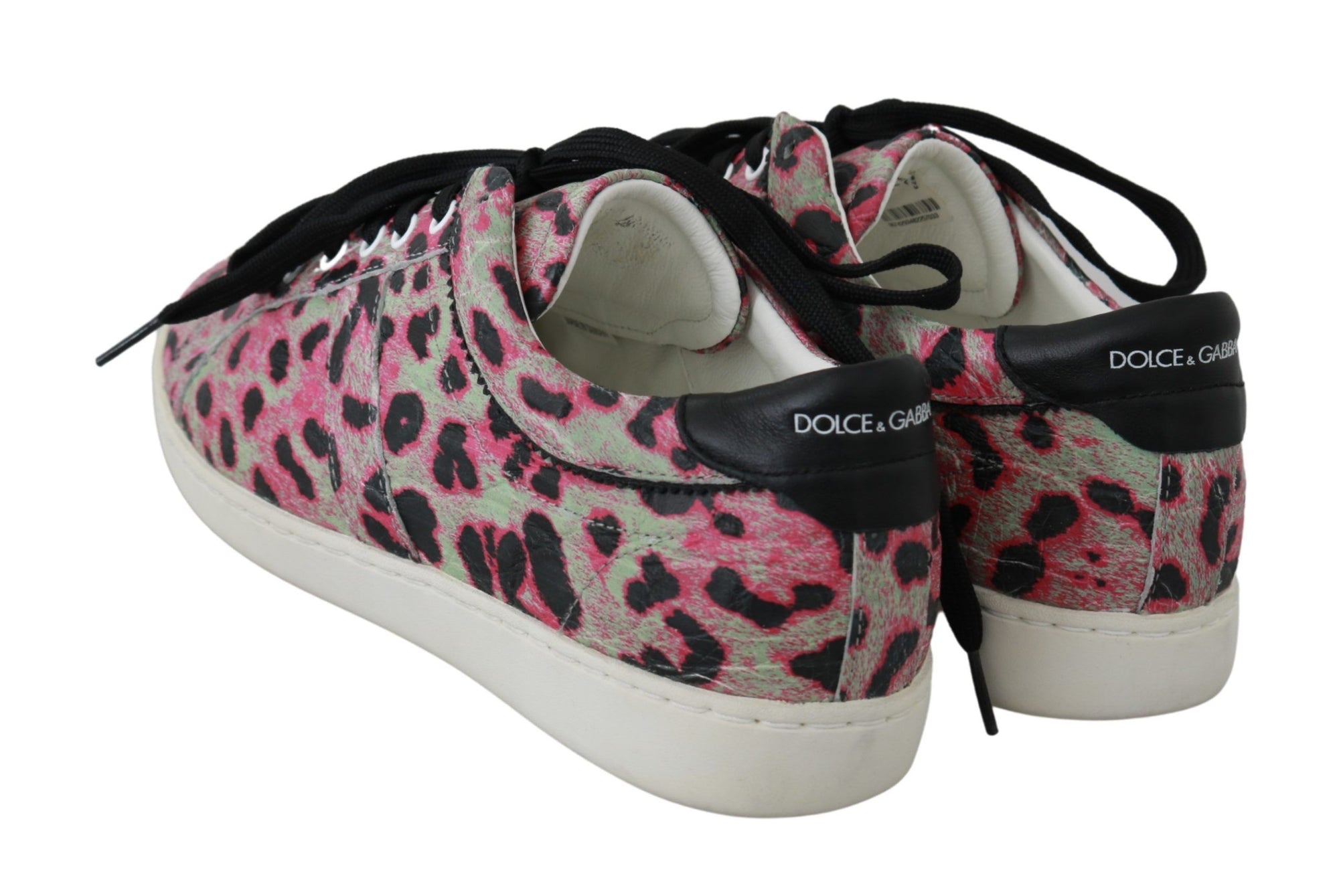 Baskets en cuir crocodile multicolore Dolce &amp; Gabbana