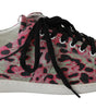 Baskets en cuir crocodile multicolore Dolce &amp; Gabbana