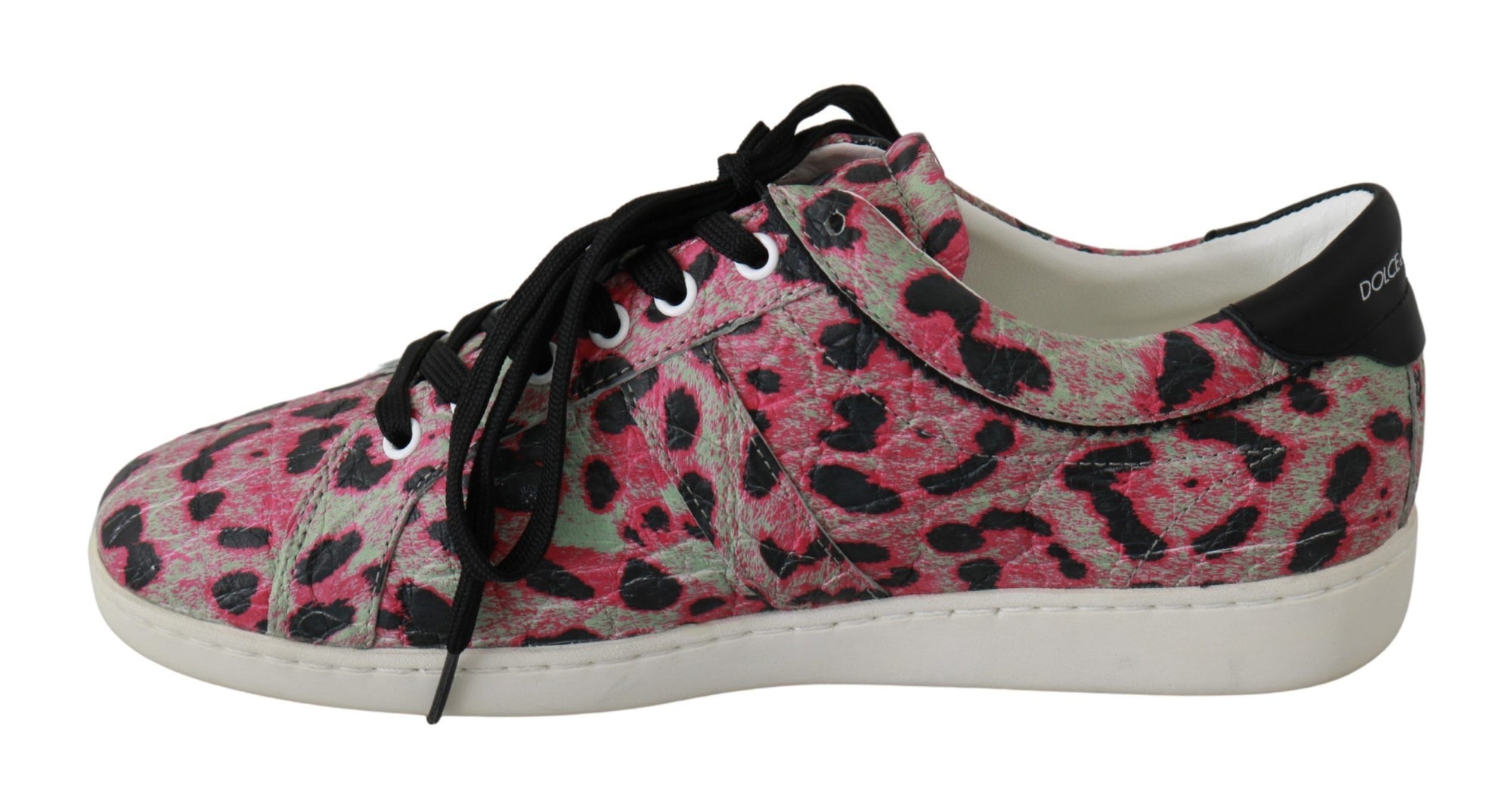 Baskets en cuir crocodile multicolore Dolce &amp; Gabbana