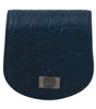 Dolce & Gabbana Blue Leather Holder Pocket Condom Case
