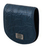 Dolce & Gabbana Blue Leather Holder Pocket Condom Case