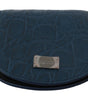 Dolce & Gabbana Blue Leather Holder Pocket Condom Case