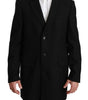 Dolce &amp; Gabbana Elegant Black Wool Formal Blazer